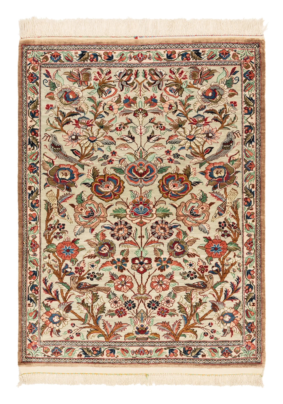 BORGA Ghom Seide <br><strong>78 x 58 cm</strong> 1 5208 BORGA Ghom Seide 78 x 58 cm